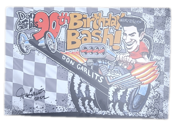 Don Garlits' 90th Birthday Bash illustration.