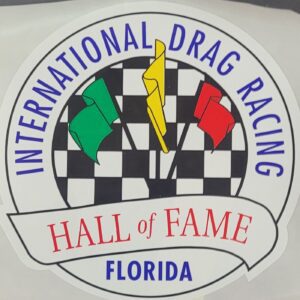 International Drag Racing Hall of Fame Florida sticker
