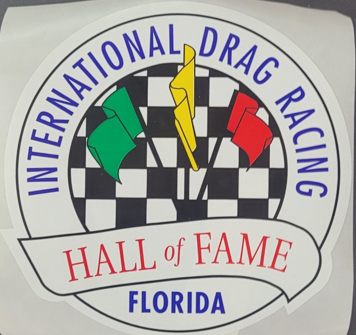 International Drag Racing Hall of Fame Florida sticker