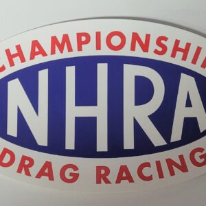 Championship NHRA drag racing sticker