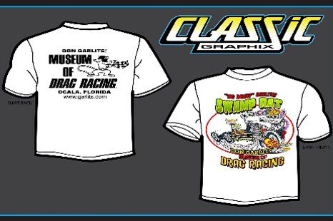 Museum of Drag Racing and Swamp Rt Printed White Shirts Graphics