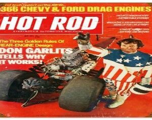 A poster on the Chevy and Ford drag engines