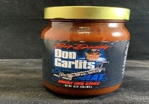 A picture of the Big Daddy BBQ sauce bottle