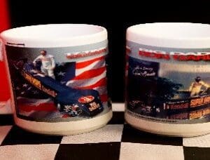 Smithsonian Printed White Coffee Mugs