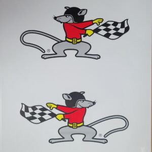 A picture of the swampy decal sheet with rats on it