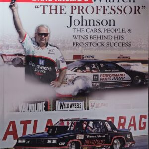 A poster on Drag Racing Warren the professor Johnson