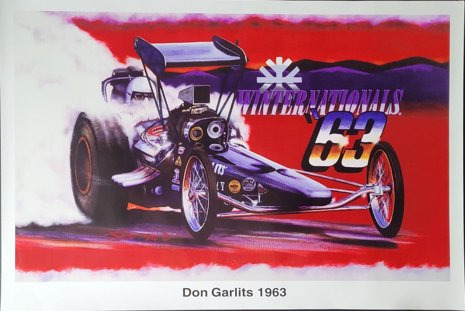 Winter Nationals F One Racing Nineteen Sixty Three Poster