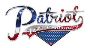 Patriotic waste containers logo.