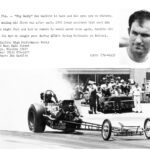 My first run back in a dragster.1970