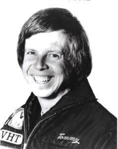 Tommy Ivo A black and white photo of Tommy Ivo