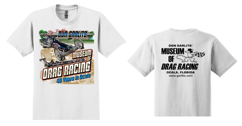 40th Anniversay Shirt in color and black and white