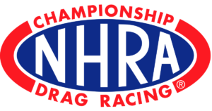 NHRA Championship Drag Racing logo design.