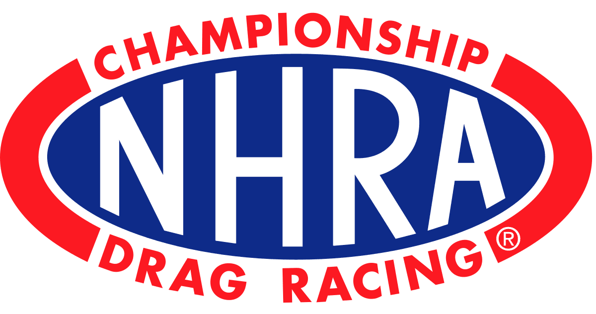 NHRA Championship Drag Racing logo design.