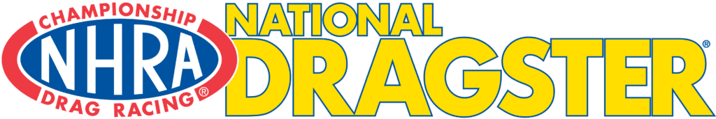 NHRA National Dragster logo design.