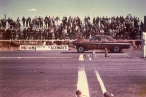 Drag race car at Mid-America Raceways.